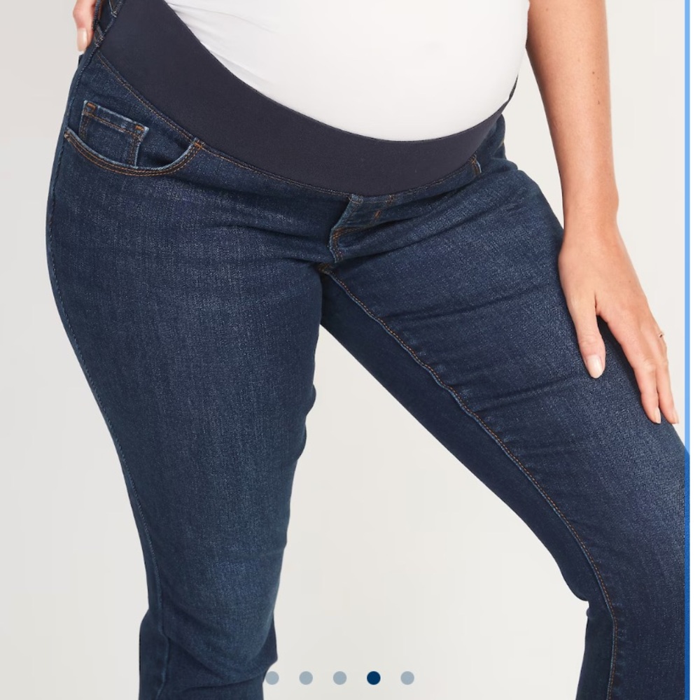 Maternity Front Low Panel Pop Icon Skinny Jeans